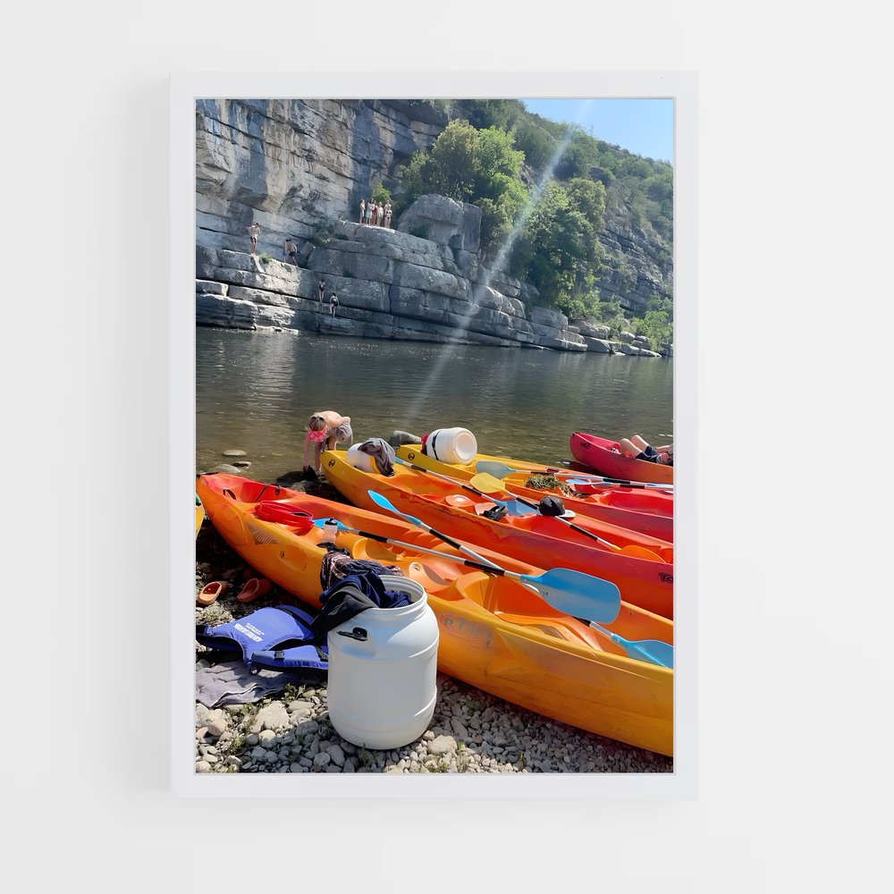 Poster Canoeing kayaking – affiche Canoë-kayak (vue 3)